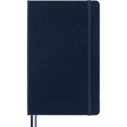 Notes MOLESKINE Classic L (13x21 cm) gładki, twarda oprawa, sapphire blue, 400 stron, niebieski