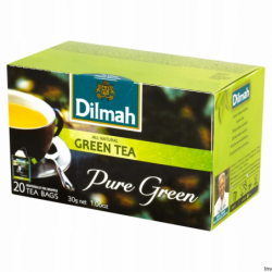 Herbata Dilmah Pure Green Tea 20 kopert 1,5g zielona