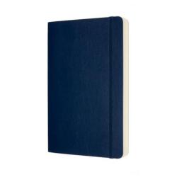 Notes MOLESKINE Classic L (13x21 cm) gładki, miękka oprawa, sapphire blue, 400 stron, niebieski