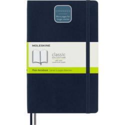 Notes MOLESKINE Classic L (13x21 cm) gładki, miękka oprawa, sapphire blue, 400 stron, niebieski