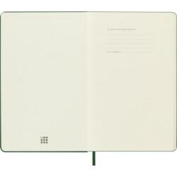 Notes MOLESKINE Classic L (13x21cm) w linie, twarda oprawa, myrtle green, 240 stron, zielony