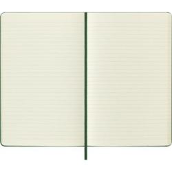 Notes MOLESKINE Classic L (13x21cm) w linie, twarda oprawa, myrtle green, 240 stron, zielony