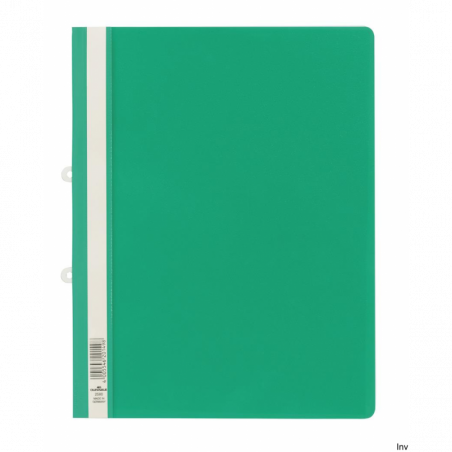 Skoroszyt A4 z PVC Zielony z przezroczystą okładką Durable 258005
