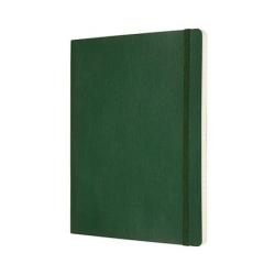 Notes MOLESKINE Classic XL (19x25cm), w linie, miękka oprawa, myrtle green, 192 strony, zielony