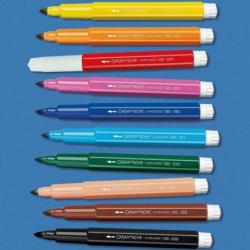 Flamastry akwarelowe CARAN D'ACHE Swisscolor Maxi, 10 szt., mix kolorów