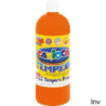 Farba tempera 1000 ml pomarańczowa Carioca do malowania na papierze, kartonie, drewnie i polistyrenie