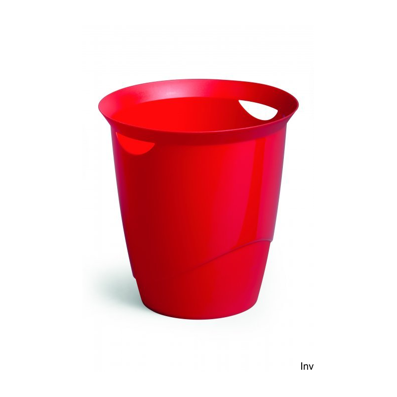 Kosz na śmieci 16l czerwony Durable
