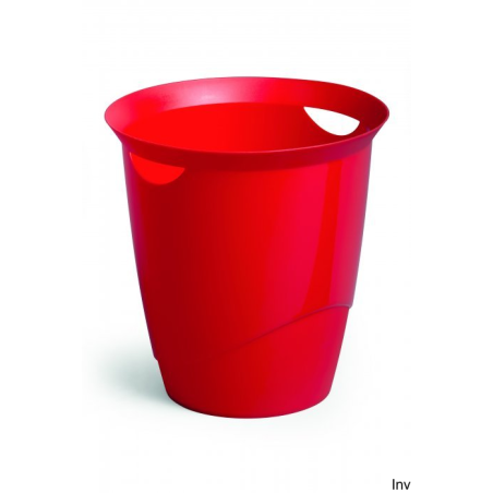 Kosz na śmieci 16l czerwony Durable