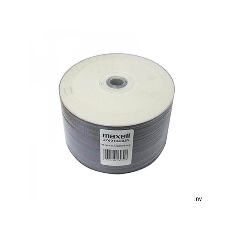 MAXELL DVD-R 4.7GB 16x (50 sztuk) PRINTABLE, biała powierzchnia do nadruku
