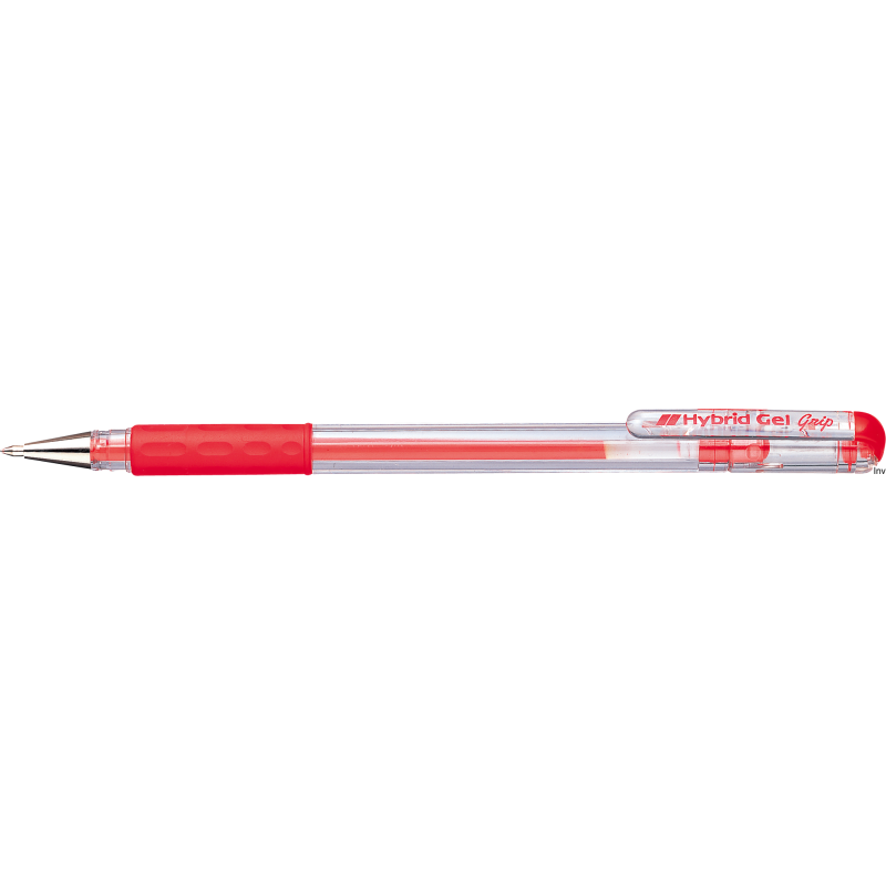 Długopis żelowy 0,6 mm czerwony Pentel Hybrid Gel Grip
