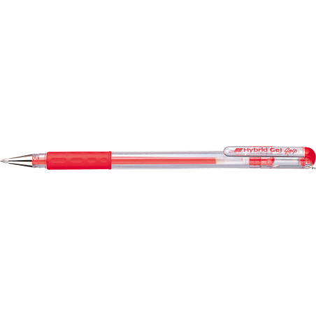 Długopis żelowy 0,6 mm czerwony Pentel Hybrid Gel Grip