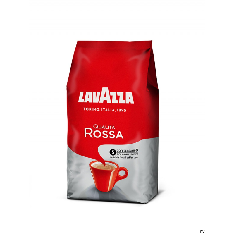 Kawa ziarnista Lavazza Qualita Rossa 1kg - 40% Arabika, 60% Robusta, aromatyczny smak