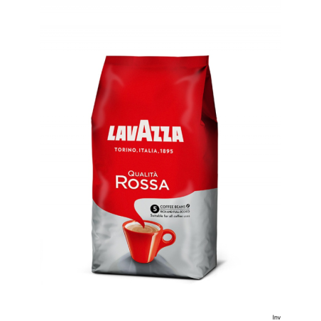 Kawa ziarnista Lavazza Qualita Rossa 1kg - 40% Arabika, 60% Robusta, aromatyczny smak