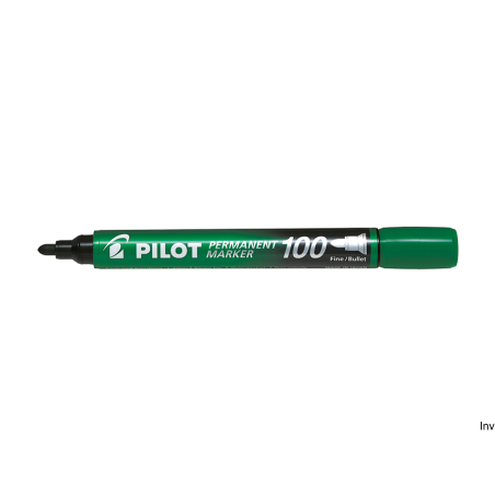 Marker permanentny zielony Pilot SCA-100 1 mm