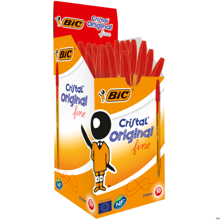 Długopis BIC Cristal Original Fine czerwony