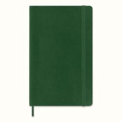 Notes MOLESKINE L (13x21cm) w kratkę, miękka oprawa, myrtle green, 192 strony, zielony