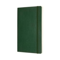 Notes MOLESKINE L (13x21cm) w kratkę, miękka oprawa, myrtle green, 192 strony, zielony