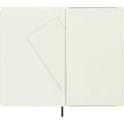 Notes MOLESKINE L (13x21cm) w kratkę, miękka oprawa, myrtle green, 192 strony, zielony
