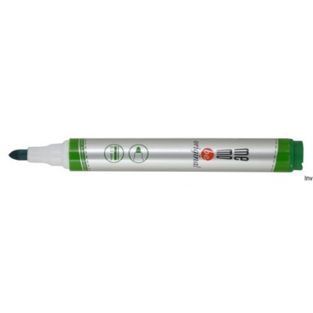 Marker suchościeralny Memobe, zielony, okrągła końcówka 2-3 mm, do tablic suchościeralnych