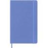 Notes MOLESKINE Classic L (13x21 cm) w linie, twarda oprawa, hydrangea blue, 240 stron, niebieski