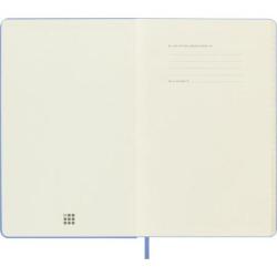 Notes MOLESKINE Classic L (13x21 cm) w linie, twarda oprawa, hydrangea blue, 240 stron, niebieski