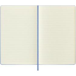 Notes MOLESKINE Classic L (13x21 cm) w linie, twarda oprawa, hydrangea blue, 240 stron, niebieski