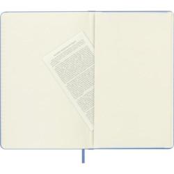 Notes MOLESKINE Classic L (13x21 cm) w linie, twarda oprawa, hydrangea blue, 240 stron, niebieski
