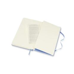Notes MOLESKINE Classic L (13x21 cm) w linie, twarda oprawa, hydrangea blue, 240 stron, niebieski