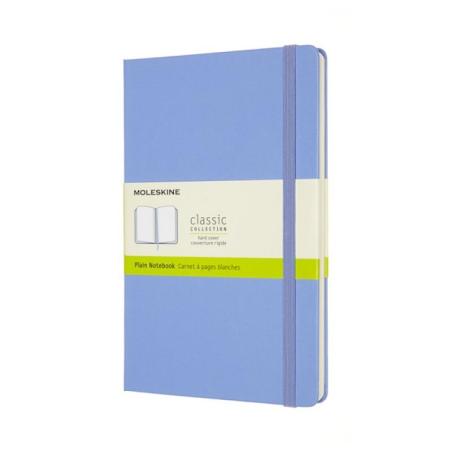 Notes MOLESKINE Classic L (13x21 cm) gładki, twarda oprawa, hydrangea blue, 240 stron, niebieski