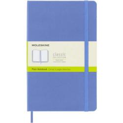 Notes MOLESKINE Classic L (13x21 cm) gładki, twarda oprawa, hydrangea blue, 240 stron, niebieski