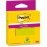 Karteczki samoprzylepne Post-it Super Sticky, 76x76 mm, 90 sztuk, neonowe żółte