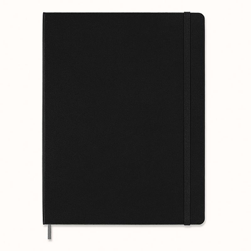 Notatnik MOLESKINE XL (19x25cm), Smart, w linie, twarda oprawa, czarny
