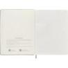 Notatnik MOLESKINE XL (19x25cm), Smart, w linie, twarda oprawa, czarny
