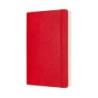 Notes MOLESKINE Classic L (13x21 cm), w linie, miękka oprawa, scarlet red, 400 stron, czerwony