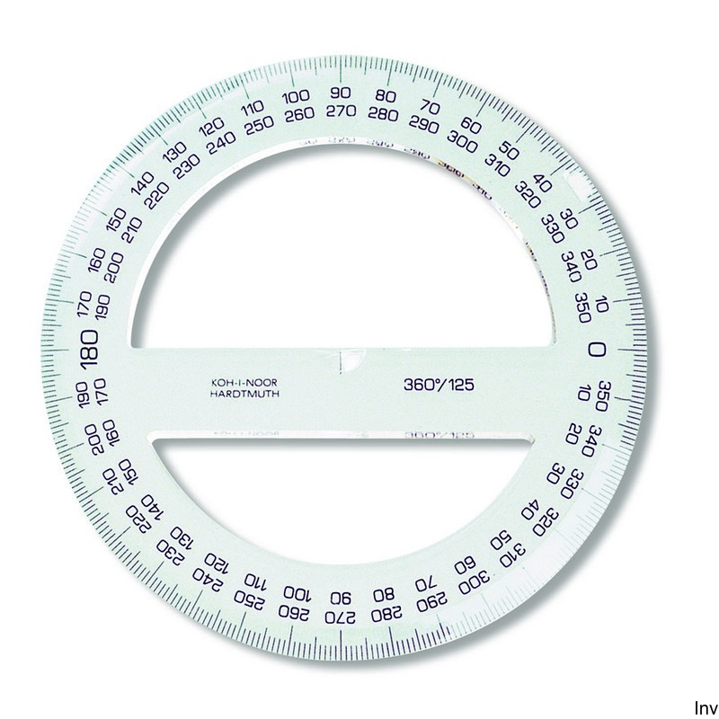 Kątomierz 360/125 Koh-i-noor 746328 do precyzyjnego pomiaru kątów