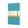 Notes MOLESKINE Classic L (13x21 cm) w linie, twarda oprawa, reef blue, 240 stron, niebieski