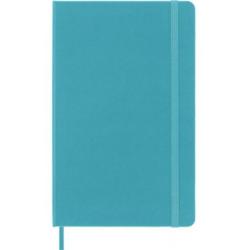 Notes MOLESKINE Classic L (13x21 cm) w linie, twarda oprawa, reef blue, 240 stron, niebieski