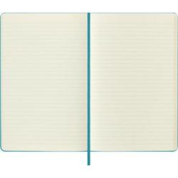 Notes MOLESKINE Classic L (13x21 cm) w linie, twarda oprawa, reef blue, 240 stron, niebieski