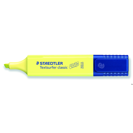 Zakreślacz Staedtler Classic Colors, żółty słoneczny S 364 C-100, atrament pigmentowy, końcówka 1-5 mm