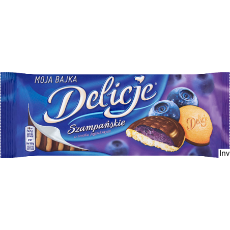 Ciastka Delicje Szampańskie jagoda 147g