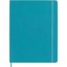 Notes MOLESKINE XL (19x25 cm) w linie, miękka oprawa, reef blue, 192 strony, niebieski