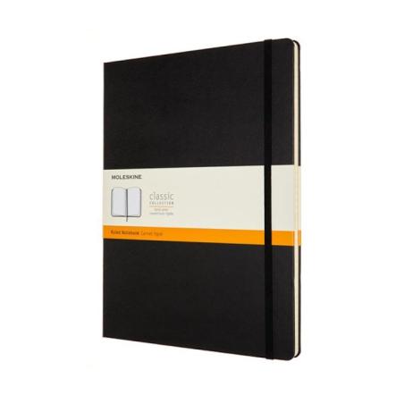 Notes MOLESKINE Classic XXL czarny (21,6x27,9 cm) w linie, twarda oprawa, 192 strony