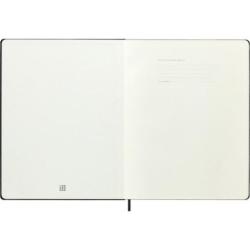 Notes MOLESKINE Classic XXL czarny (21,6x27,9 cm) w linie, twarda oprawa, 192 strony