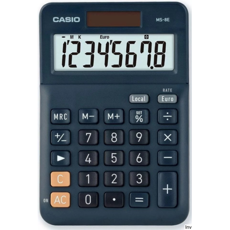 Kalkulator Casio MS-8E do codziennych obliczeń z wyświetlaczem LCD