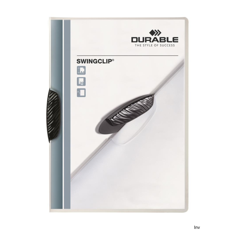 Skoroszyt Durable SWINGCLIP 30 czarny do 30 kartek 2260