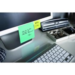 Karteczki samoprzylepne Post-it Super Sticky XL, OASIS, w linię, 101x101mm, 3x70 kart.
