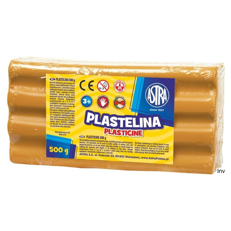 Plastelina Astra 500g pomarańczowa