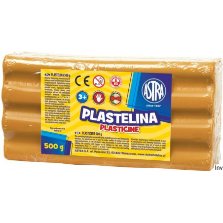 Plastelina Astra 500g pomarańczowa