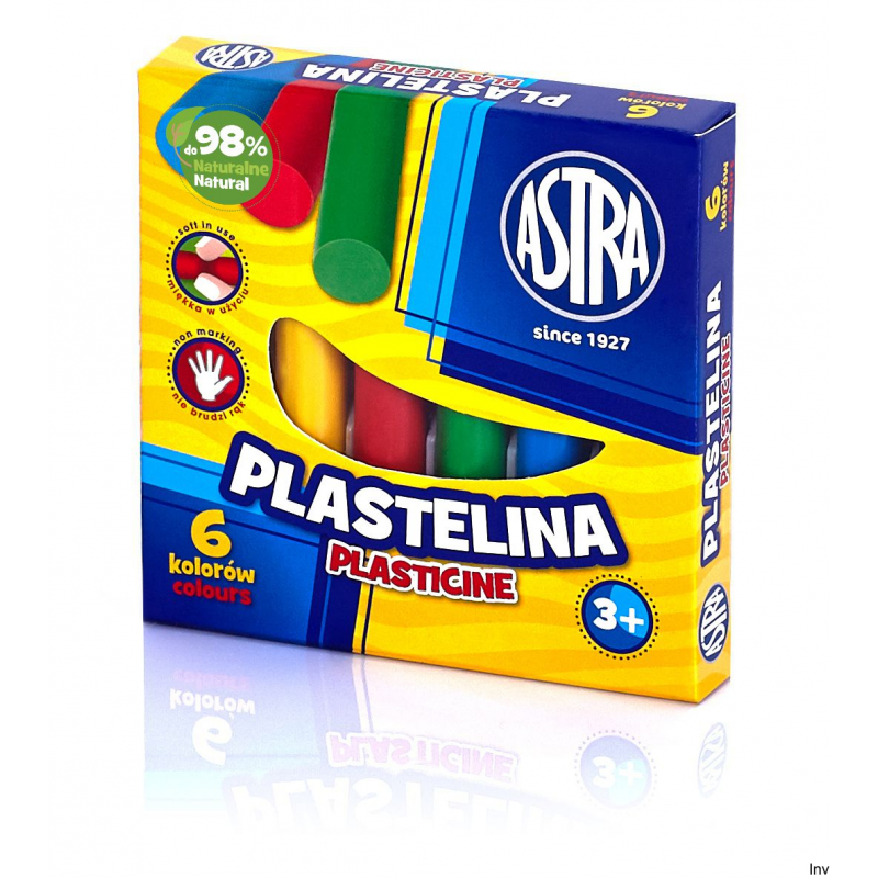 Plastelina Astra 6 kolorów do modelowania dla dzieci