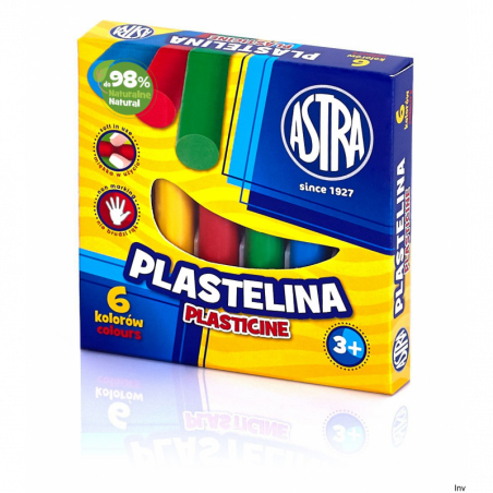 Plastelina Astra 6 kolorów do modelowania dla dzieci